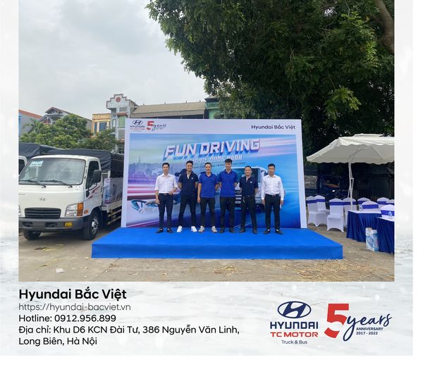 Chương trình “FUNDRIVING – HYUN-ĐỆ ĐỒNG HÀNH” của Hyundai Bắc Việt tổ chức ngày 16-17/09/2022 tại bến xe Thổ Tang